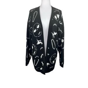 Disney The Nightmare Before Christmas Jack Skellington Cardigan Sweater